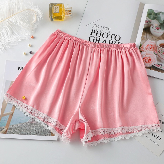 BIGSIZE_Quần ngắn nữ lụa đáp ren, quần đùi nữ lụa satin 50-80kg