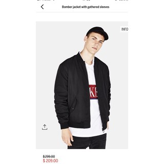 Áo khoác bomber nam Bershka