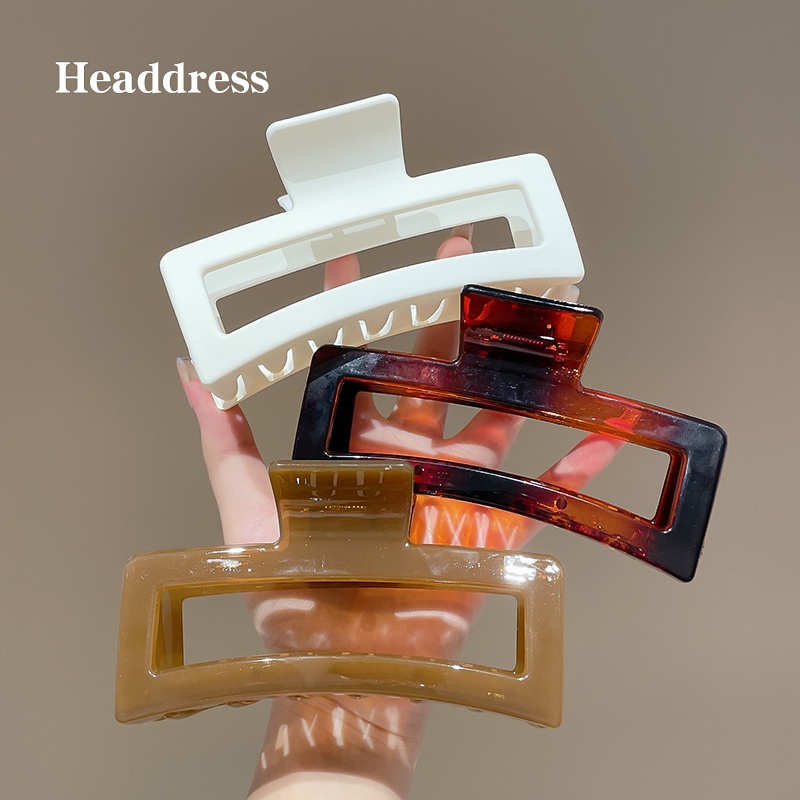 Kẹp Tóc Dạng Vuông Cỡ Lớn Thời Trang Cho Nữ
