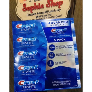 KEM ĐÁNH RĂNG CREST 3D WHITE