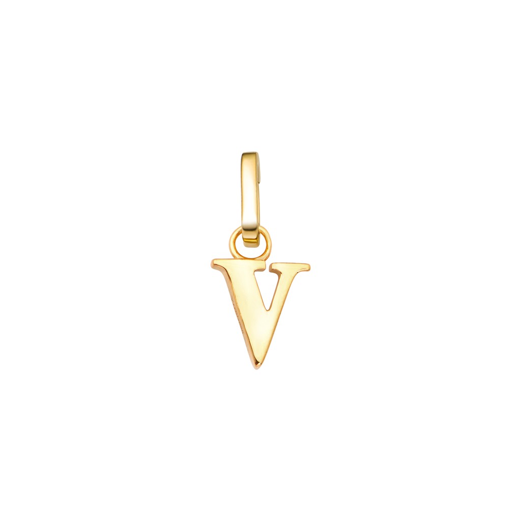 Hạt Charm Bạc Treo STYLE By PNJ Chữ V 0000Y000049