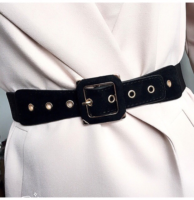 thắt lưng nữ:chun co giãn,bản 4cm,dây nhung(DLVYC8.G0)