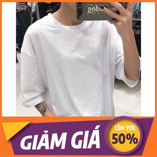 [ Big Sale ] Áo Tay Lỡ Form Rộng Nam Nữ Unisex C8 thời trang lamer