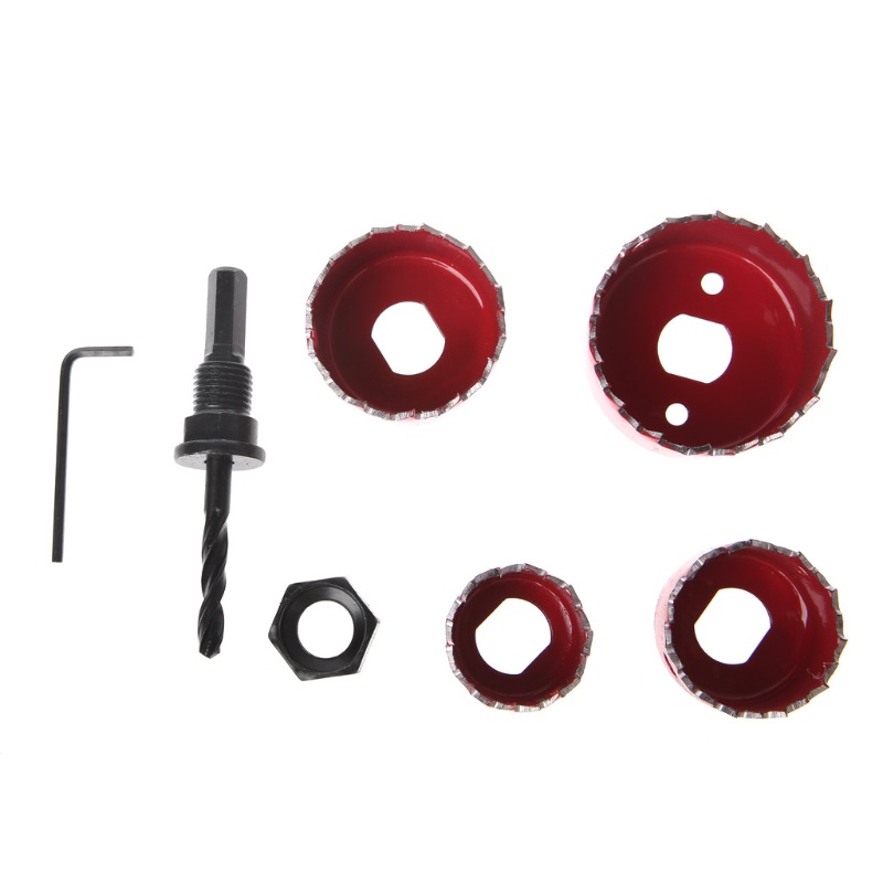 Bộ 6 Mũi Khoan Lỗ Tròn 32mm 38mm 45mm 54mm