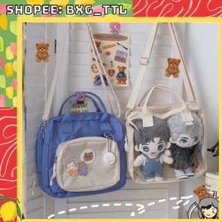 Balo ulzzang - Túi đeo chéo đựng doll - Balo đựng doll