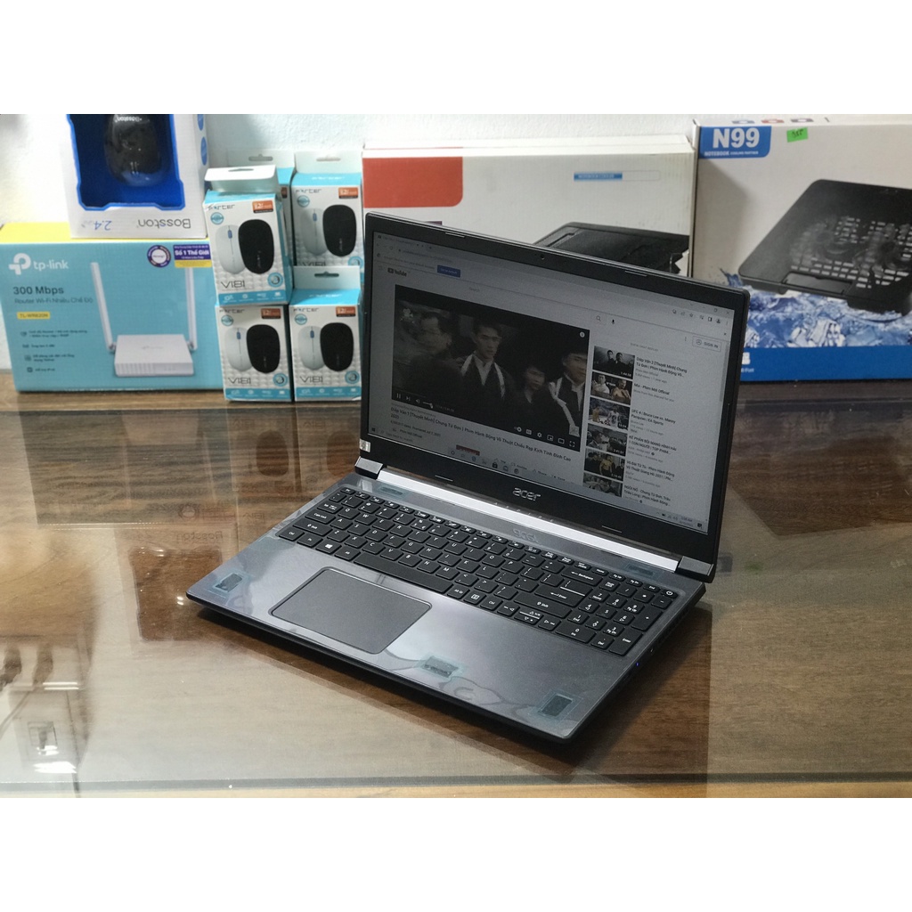 Laptop Mới 99% Acer Aspire 7 Gaming A715 42G R4ST R5 5500U/8GB/256GB/4GB GTX1650/Win10
