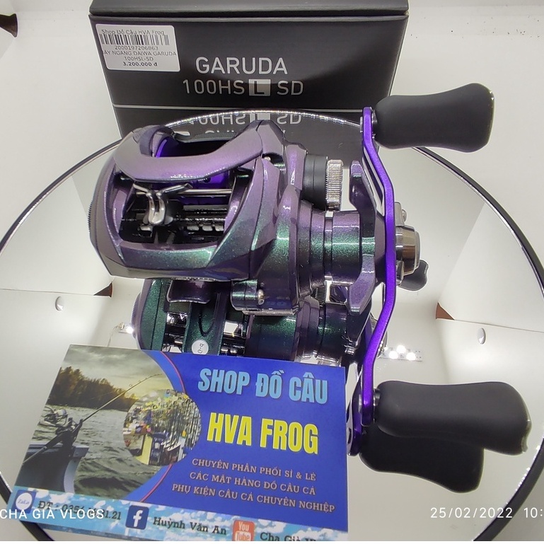 Máy câu Daiwa Garuda 100HSL SD Tay trái phiên bản nâng cấp hoàn toàn Xuất xứ : Daiwa / Thailand