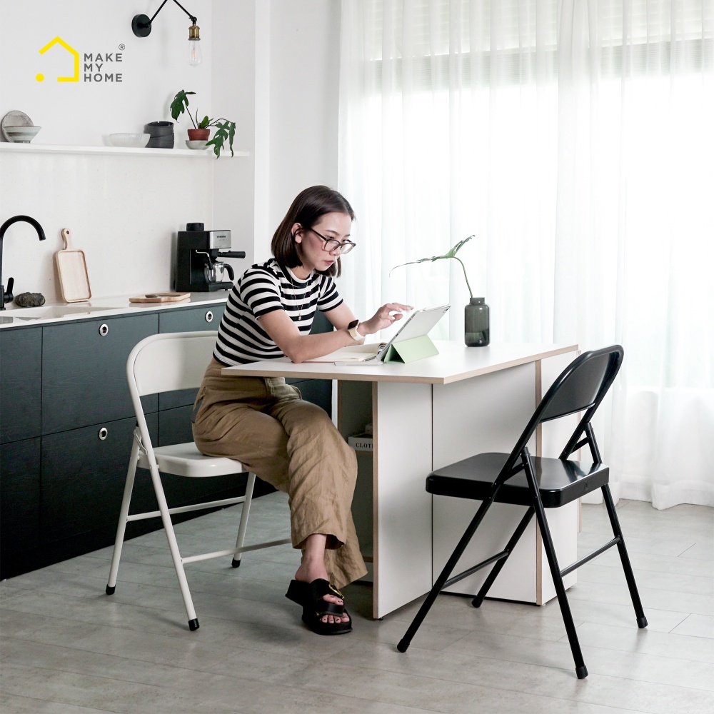 Ghế Gấp Văn Phòng Ghế Xếp Thép Cao Cấp Gọn Gàng, Đa Năng Make My Home PALAQI