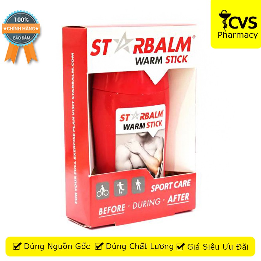 Ống Làm Nóng Starbalm Warm Stick Chai 50ml - Làm Nóng Các Cơ Và Khớp - cvspharmacy