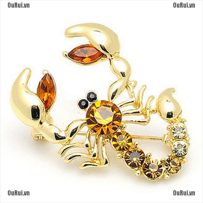 Huy Hiệu Cài Áo Hình Bọ Cánh Cứng Bằng Đá Thời Trang