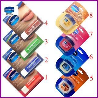 Son dưỡng vaseline lip therapy dưỡng môi mềm mịn ( thỏi / hủ )
