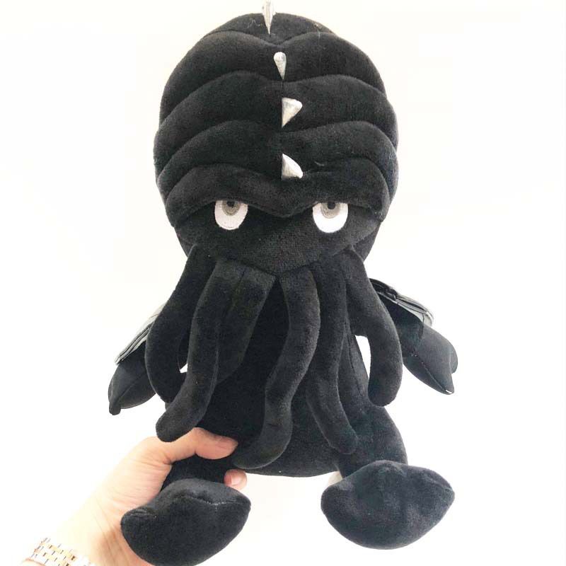 New 30cm Goth Black Cthulhu Plush Toy Soft Stuffed Doll Kids Birthday Gift