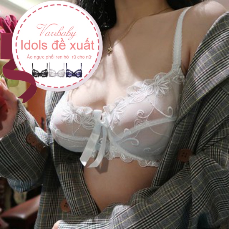 Áo ngực Varsbaby siêu mỏng xuyên thấu quyến rũ cho nữ cỡ 32-42ABC