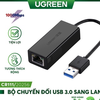 Cáp chuyển USB 3.0 to Lan Ethernet chính hãng Ugreen 20256