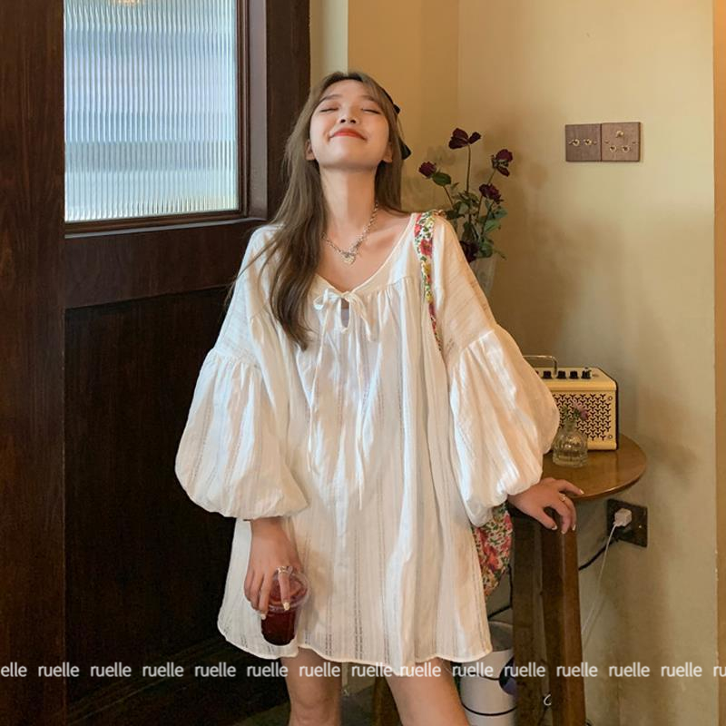 Áo Sơ Mi Nữ Tay Phồng Kiểu Mới Hàn Quốc