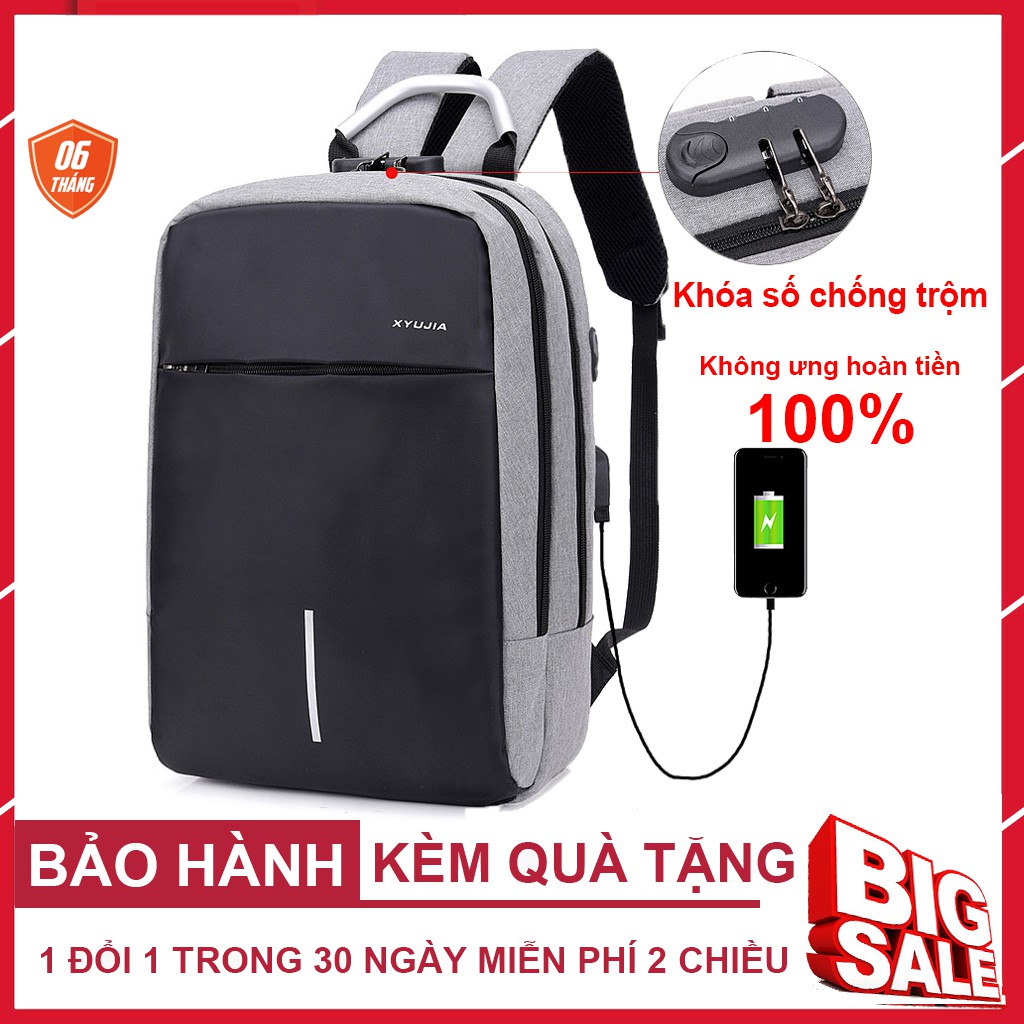 Balo Đựng Laptop XYUJIA Thiết Kế Thời Trang Phù Hợp Cả Nam Và Nữ