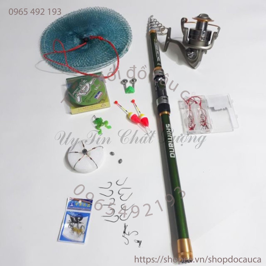 Bộ cần câu rút 3m máy 6000 ( rẻ vô địch )