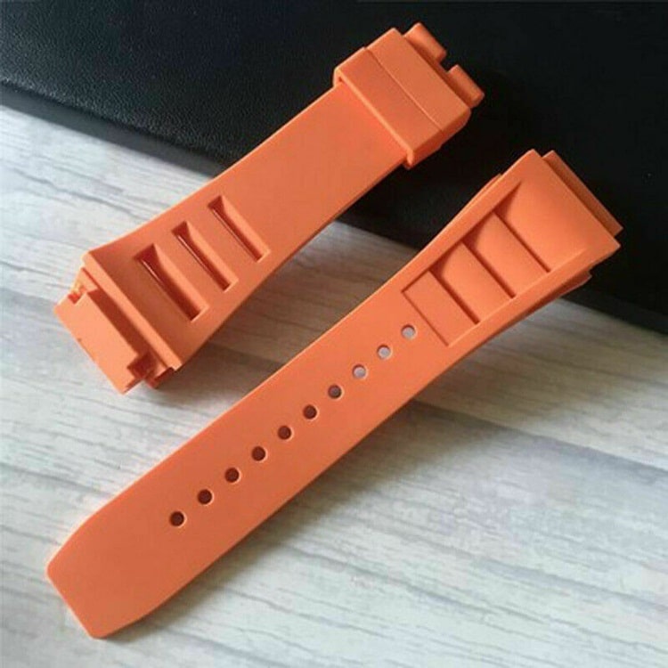 Dây đồng hồ cao su, Richard Mille, Chốt ngang 28mm, lắp cho đồng hồ nam richard miller size 43mm - donghokinhmat168