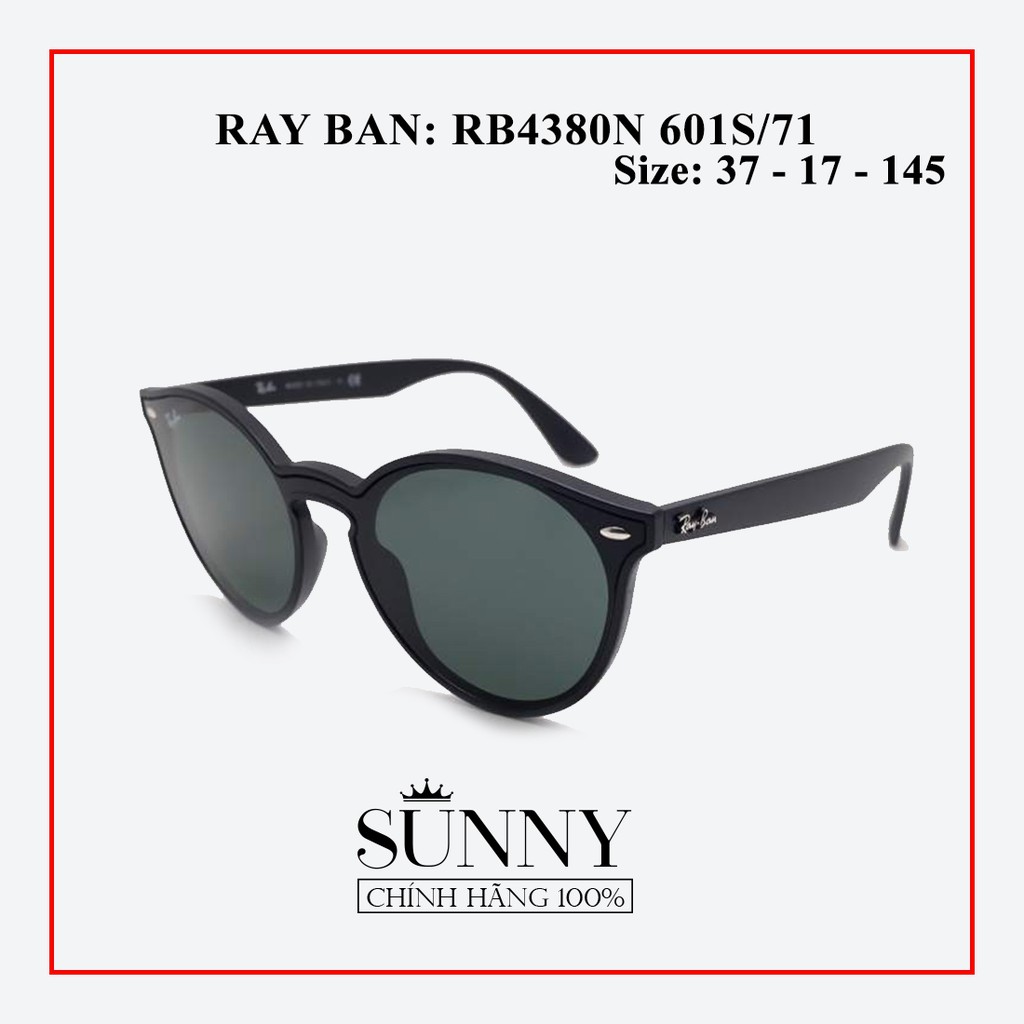 RB4380N 601S/71 - - Kính mát Ray-Ban chính hãng, bảo hành toàn quốc, kèm tem chống hàng giả của bộ công an cấp