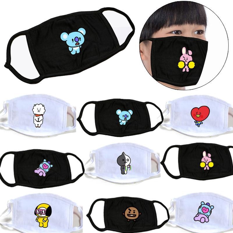 Chimmy Dog Cotton Cartoon Mask Motorcycle Unisex Kpop Face Masks