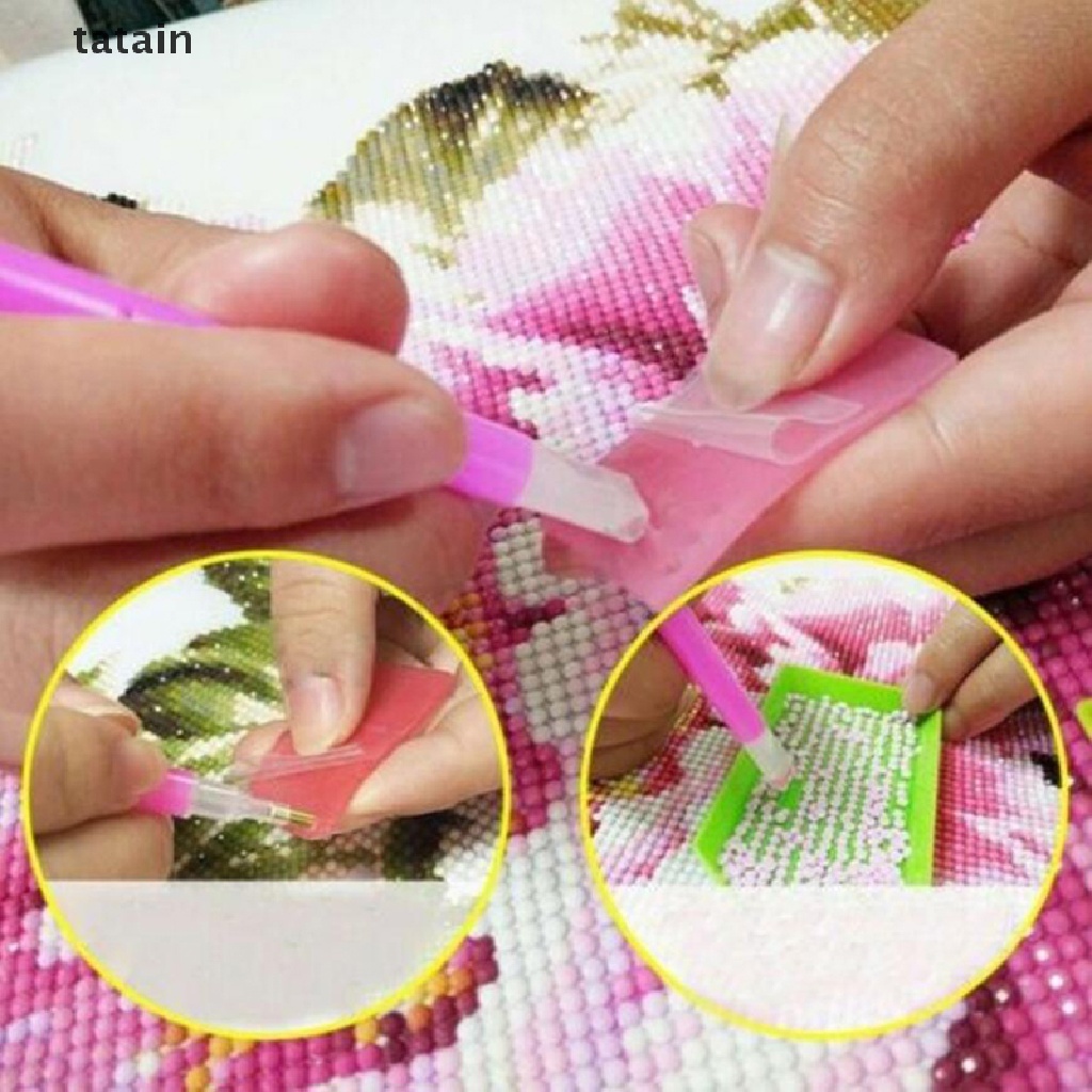 [TAT] 5D Diamond Painting Accessories Kits Crafts DIY Diamond Mosaic Pens Art Tools CVX