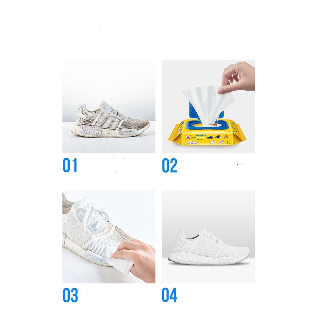 GIẤY LAU GIÀY SNEAKER LOẠI TO 30 TỜ .