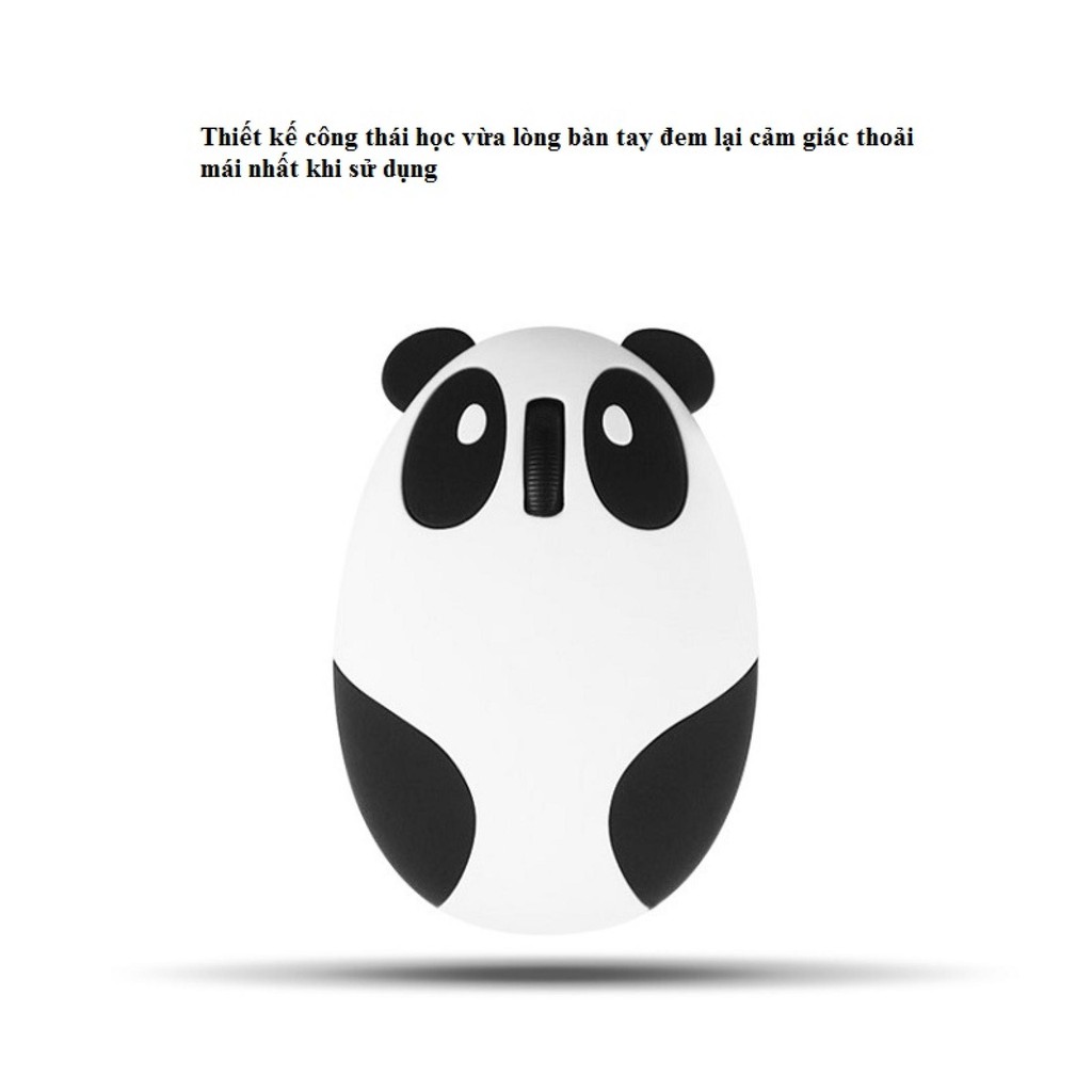 Chuột không dây❤️FREESHIP❤️Chuột bluetooth mini siêu đáng yêu - Chuột máy tính Panda Mouse