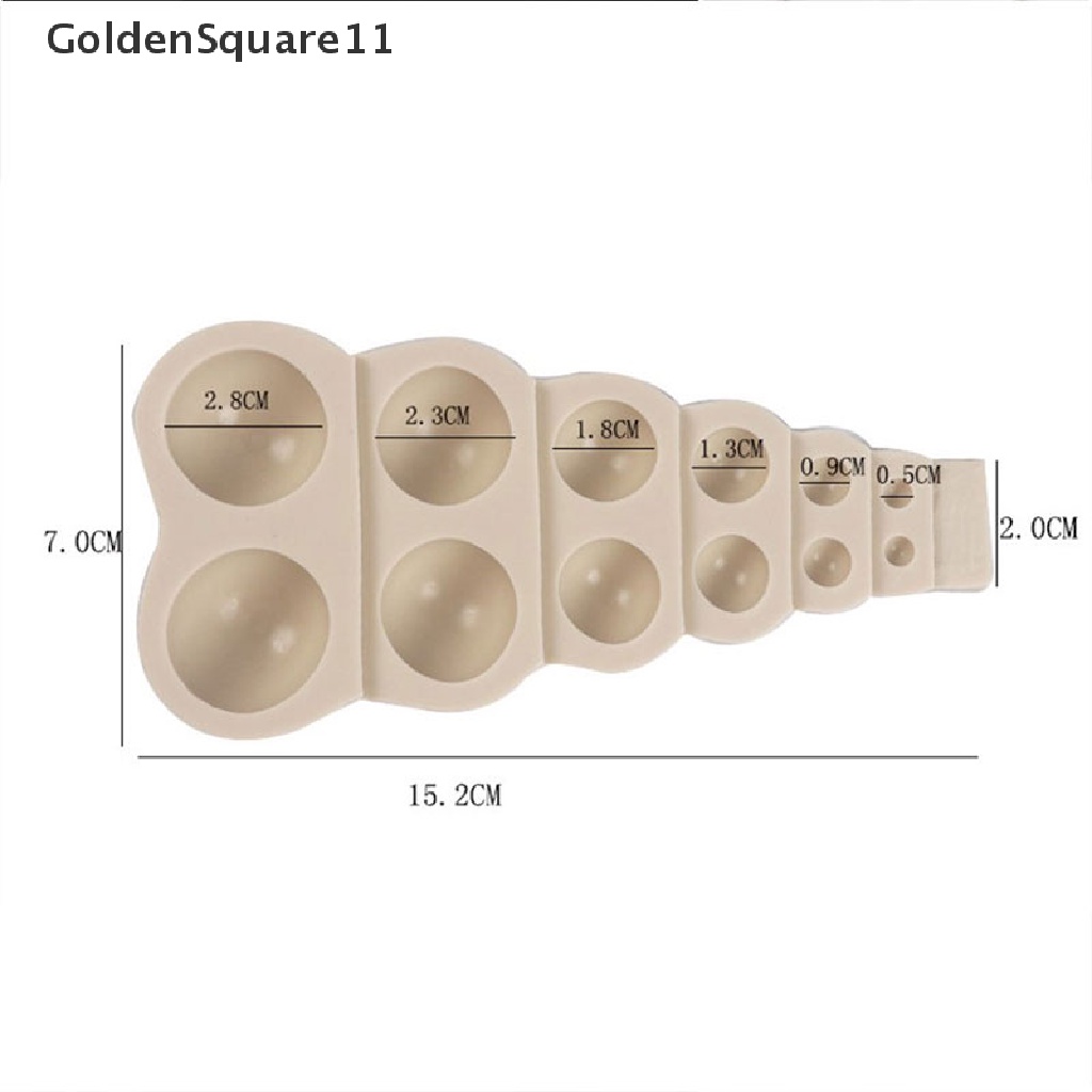 Khuôn Silicone Làm Bánh Kem / Sô Cô La Hình Cầu 11