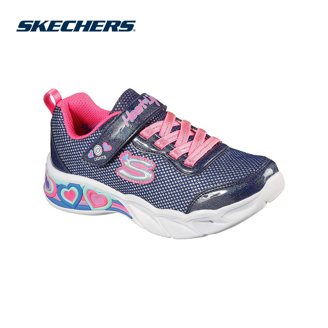 [Mã MABRVP7 giảm 10% tối đa 100K đơn 500k] Skechers Bé Gái Giày Thể Thao Sweetheart Lights - 302304L-NVMT