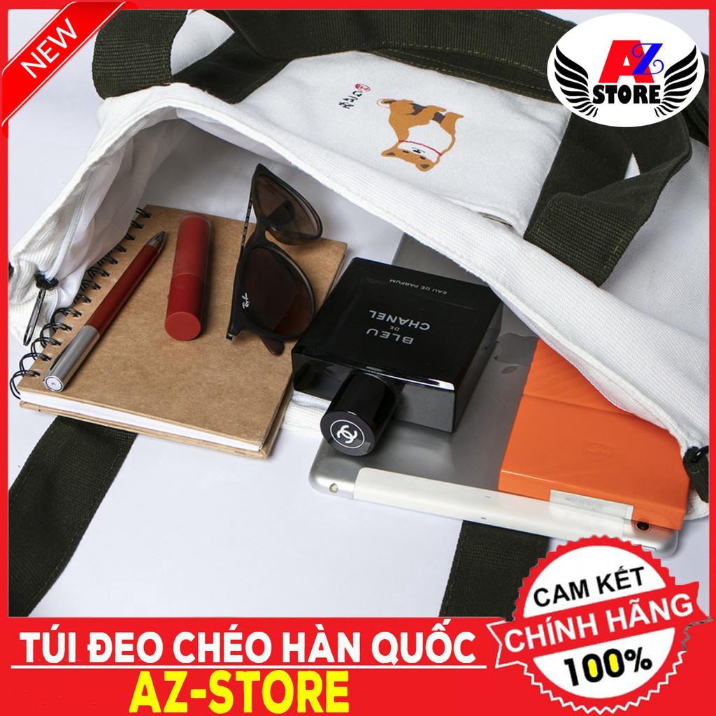 HOT TÚI ĐEO CHÉO MIDORI - VẢI CANVAS THỜI TRANG - VÀNG - HỒNG XANH NAVI - TÚI ĐEO CHÉO - TÚI TOTE - TÚI ĐEO VAI MỚI