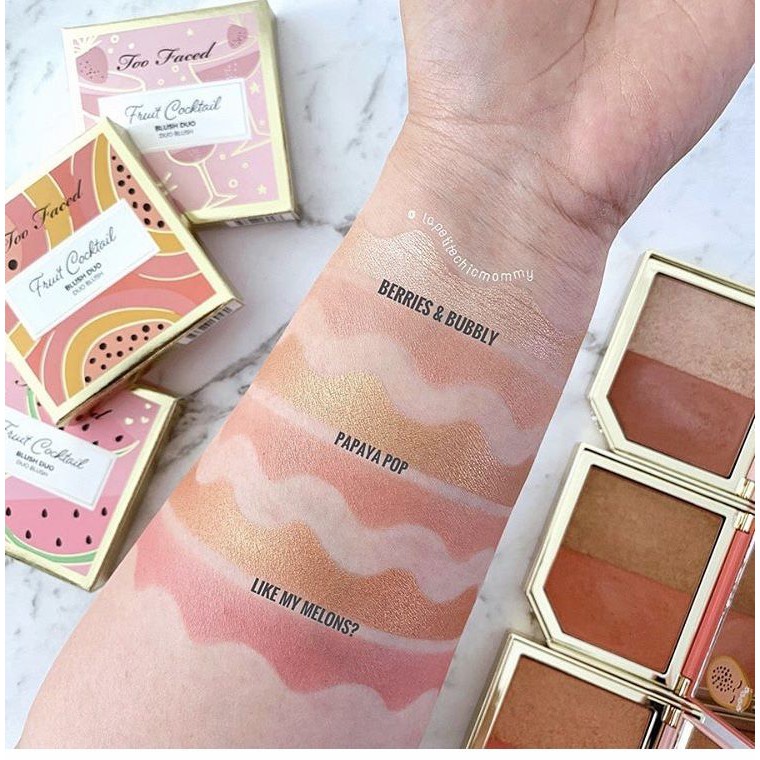 [CÓ SẴN] Phấn má Too Faced Fruit Cocktail Blush Duo