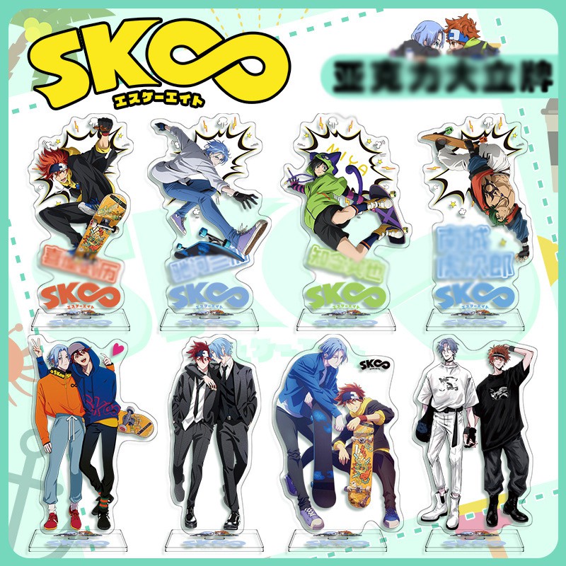 (nhiều mẫu) Standee SK8 the Infinity anime mica chibi mô hình trưng bày