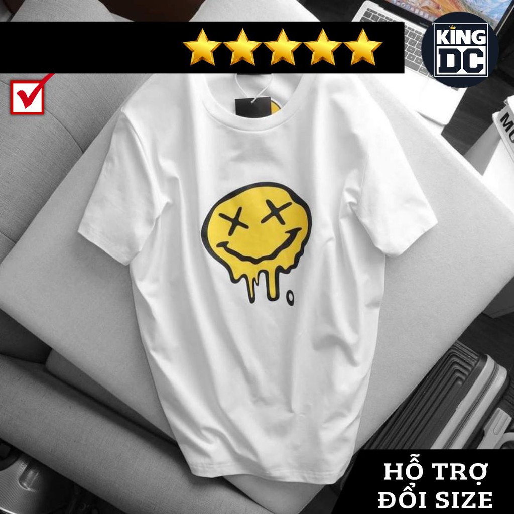 Áo phông Unisex-Queen DC-Áo thun tay lỡ không cổ-Dễ phối đồ-Đồ đôi nam nữ-Đủ size đủ mẫu-Chất cotton co giãn 4 chiều
