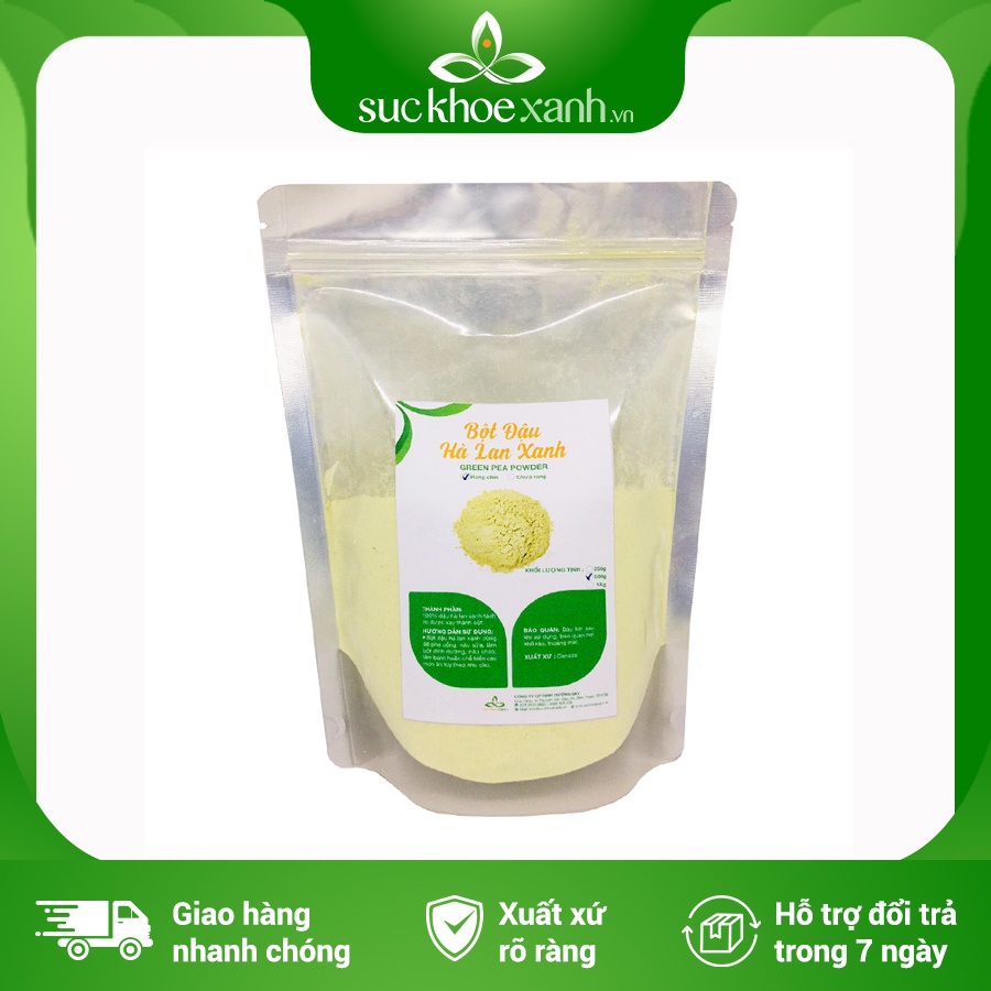 Bột đậu hà lan xanh rang chín Canada 500g