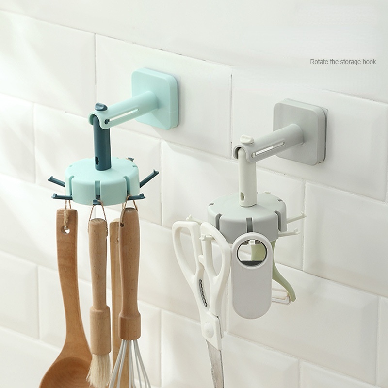 Móc Treo Đồ Dán Tường Xoay 360 Độ Tiện Dụng