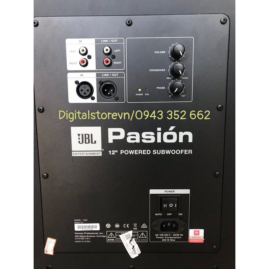 Loa SUB JBL Pasion SP12  . Loa siêu trầm JBL pasion12