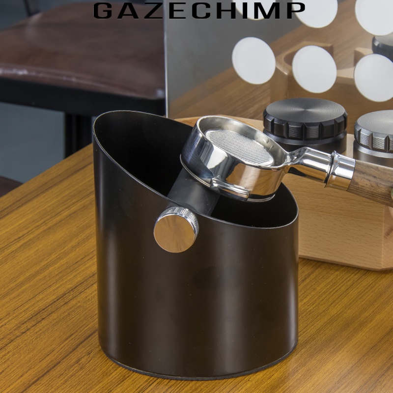 [GAZECHIMP] Black Espresso Coffee Knock Box Waste Bin Bucket for Home Office Barista