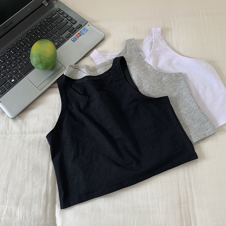 Xiaozhainv Áo lót eo cao thời trang Hàn Quốc cá tính cho nữ