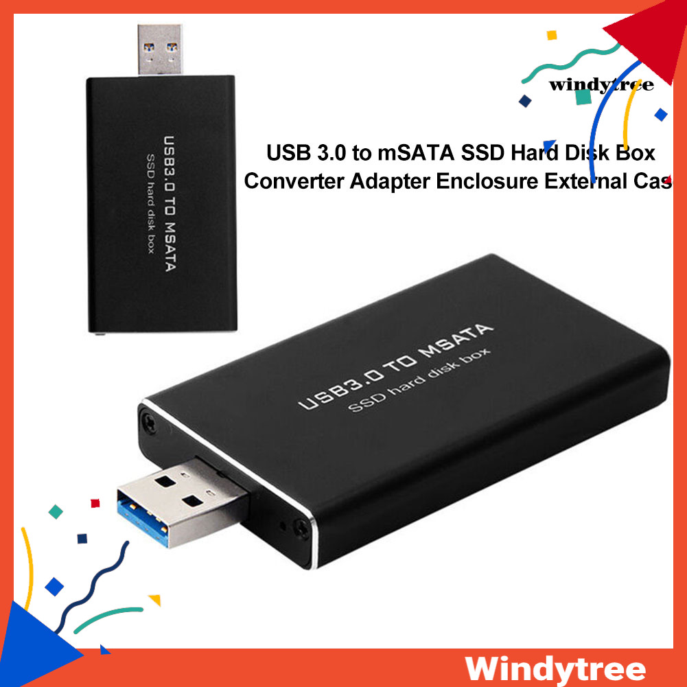 Hộp Chuyển Đổi Ổ Cứng Ngoài Usb 3.0 Sang Msata Ssd Ốp