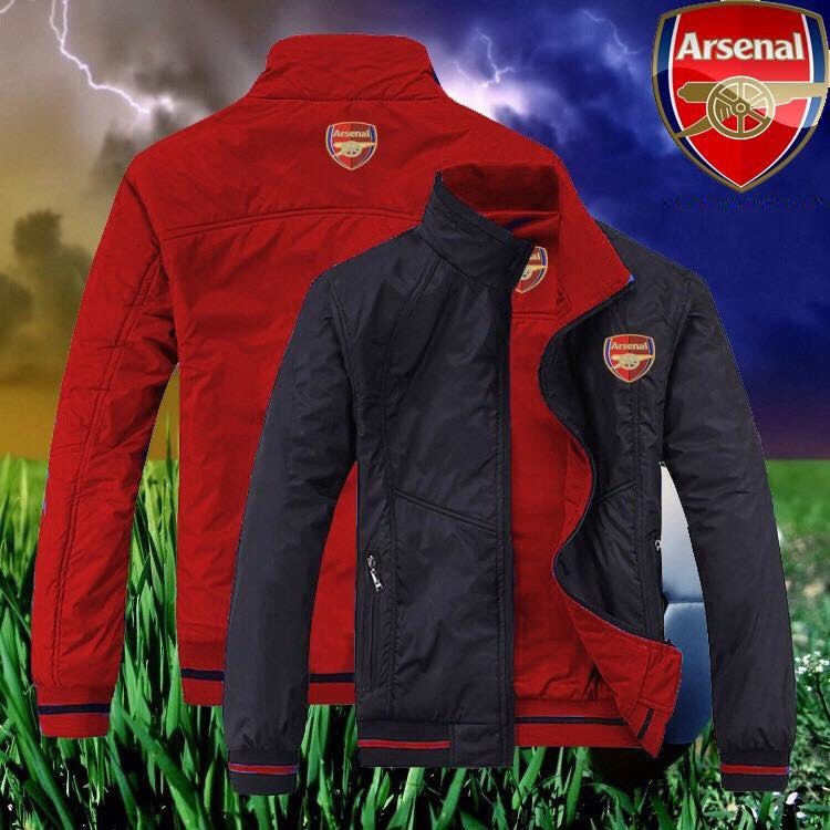 ÁO KHOÁC THỂ THAO 2 MẶT ARSENAL