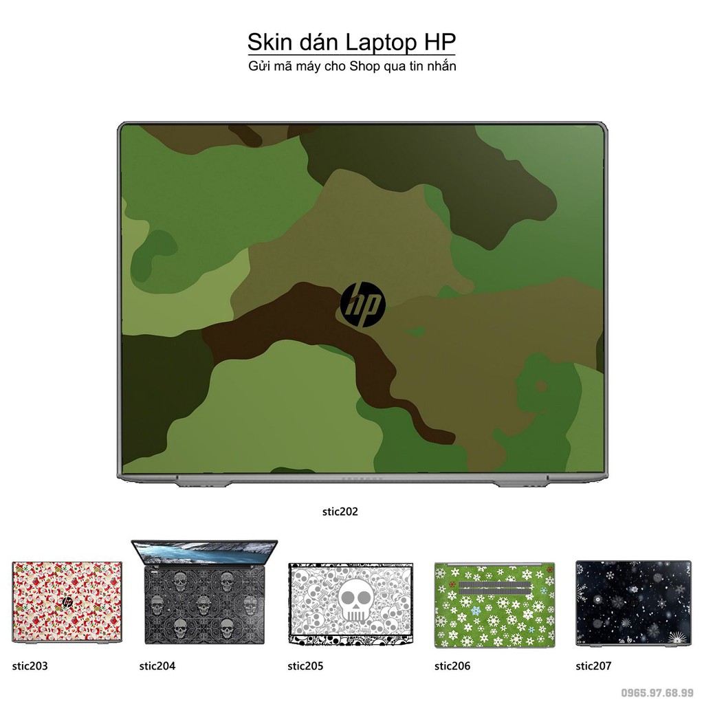 Skin dán Laptop HP in hình Hoa văn sticker _nhiều mẫu 33 (inbox mã máy cho Shop)