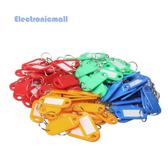 Set 100 Móc Khóa Nhựa Ghi Thông Tin Cá Nhân