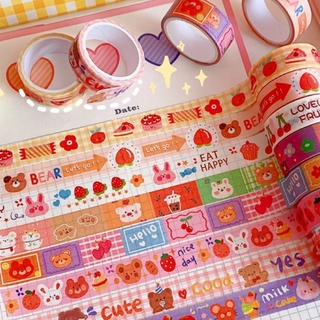 Cuộn washitape băng dán hoạt hình dễ thương