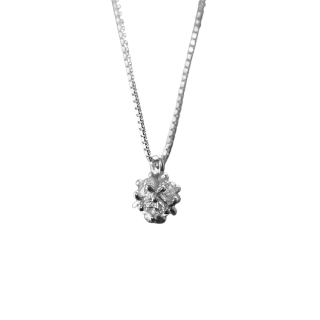 Dây chuyền bạc nữ Tinh cầu Planet lấp lánh chất liệu bạc 925 thời trang phụ kiện trang sức nữ Viễn Chí Bảo D400611