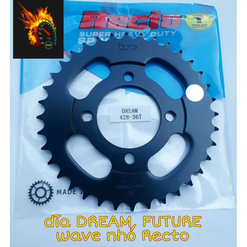 Dĩa Dream/Wave nhỏ/FUTURE 1 Recto, size zin 36