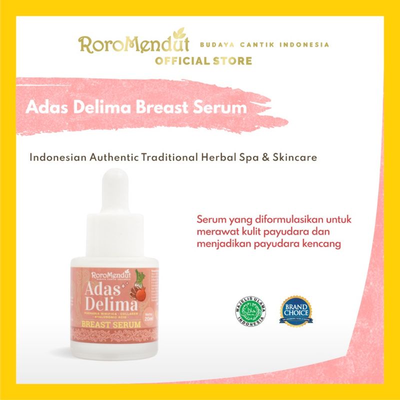 Serum Ngực Roro MENDUT ADAS Delia