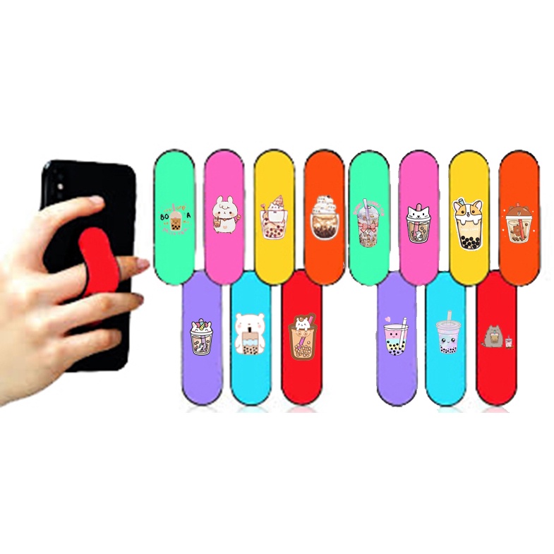 giá đỡ điện thoại dáng đứng bò sữa IRDI2 quả bơ trà sữa trứng lười yakult hoa cúc GD gudetama shiba roro jump ussayuuun