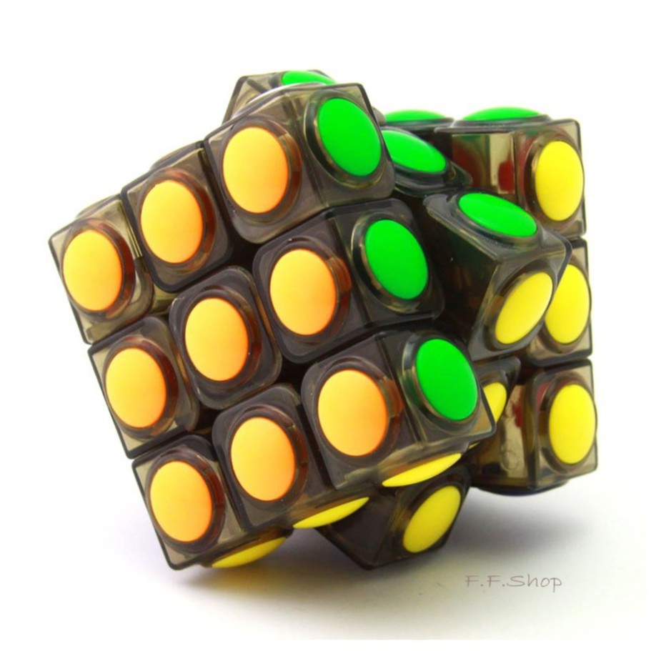 Rubik 3x3 Chấm Bi - Rubic 3 Tầng Stickerless - Đồ Chơi Trí Tuệ (Mã RB003)