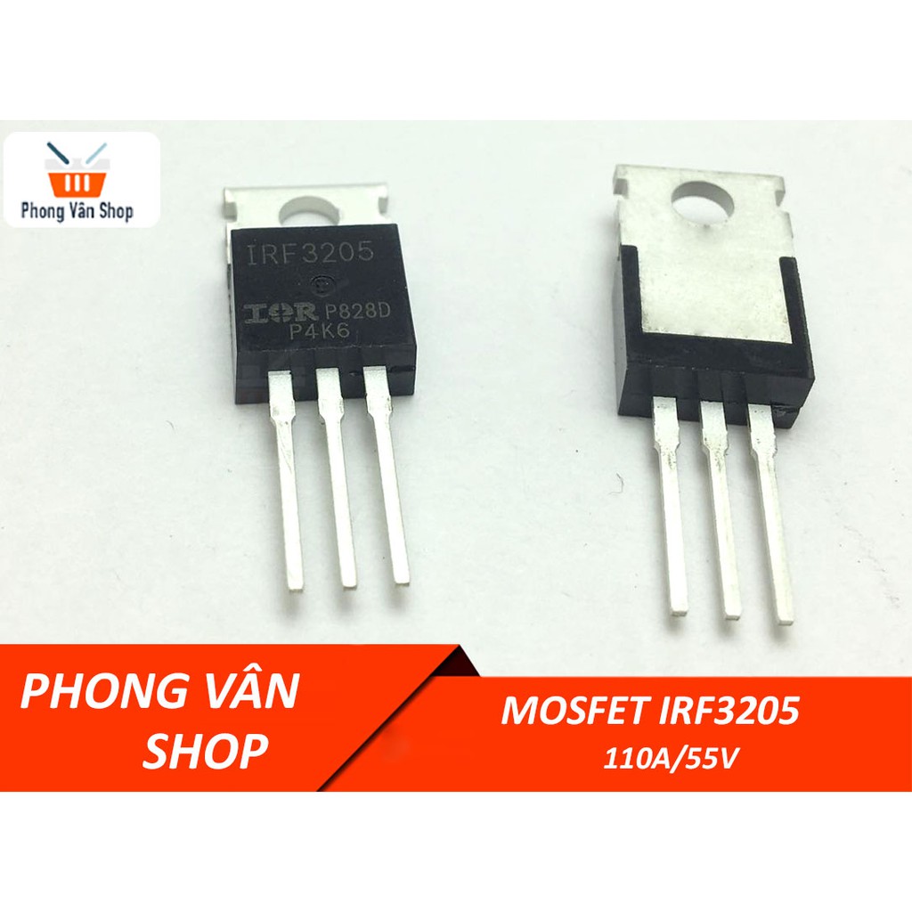 IRF3205 Mosfet 55v-110a lưng bạc loại thường mới