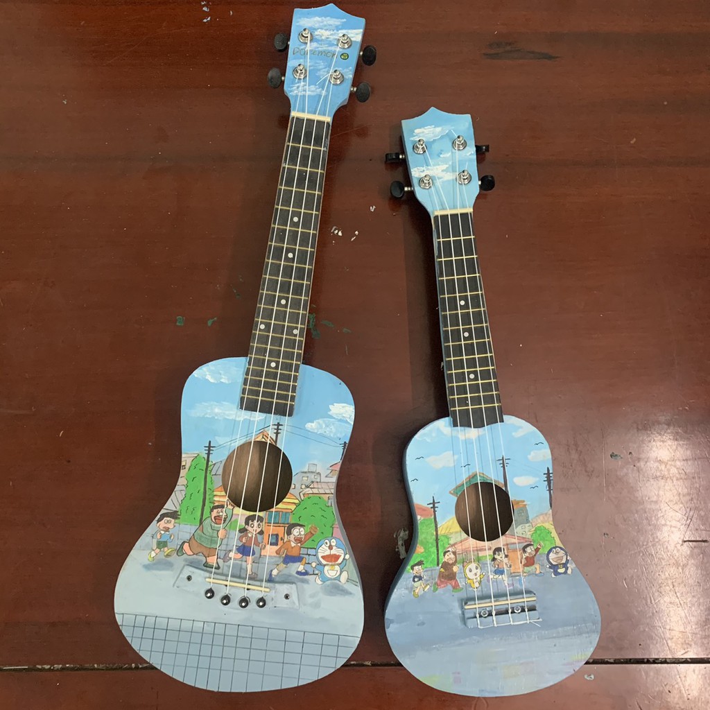 ĐÀN UKULELE DOREMON HANDMADE ĐỘC LẠ